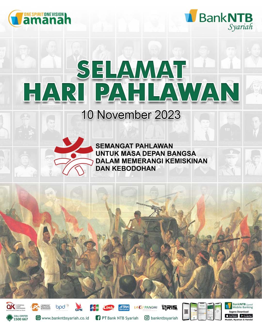 Bank Ntb Syariah Mengucapkan Selamat Hari Pahlawan Nasional November